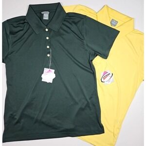 Page & Tuttle Women's Short Sleeve Athletic Polo Shirts - Lot of 2 -Size Medium